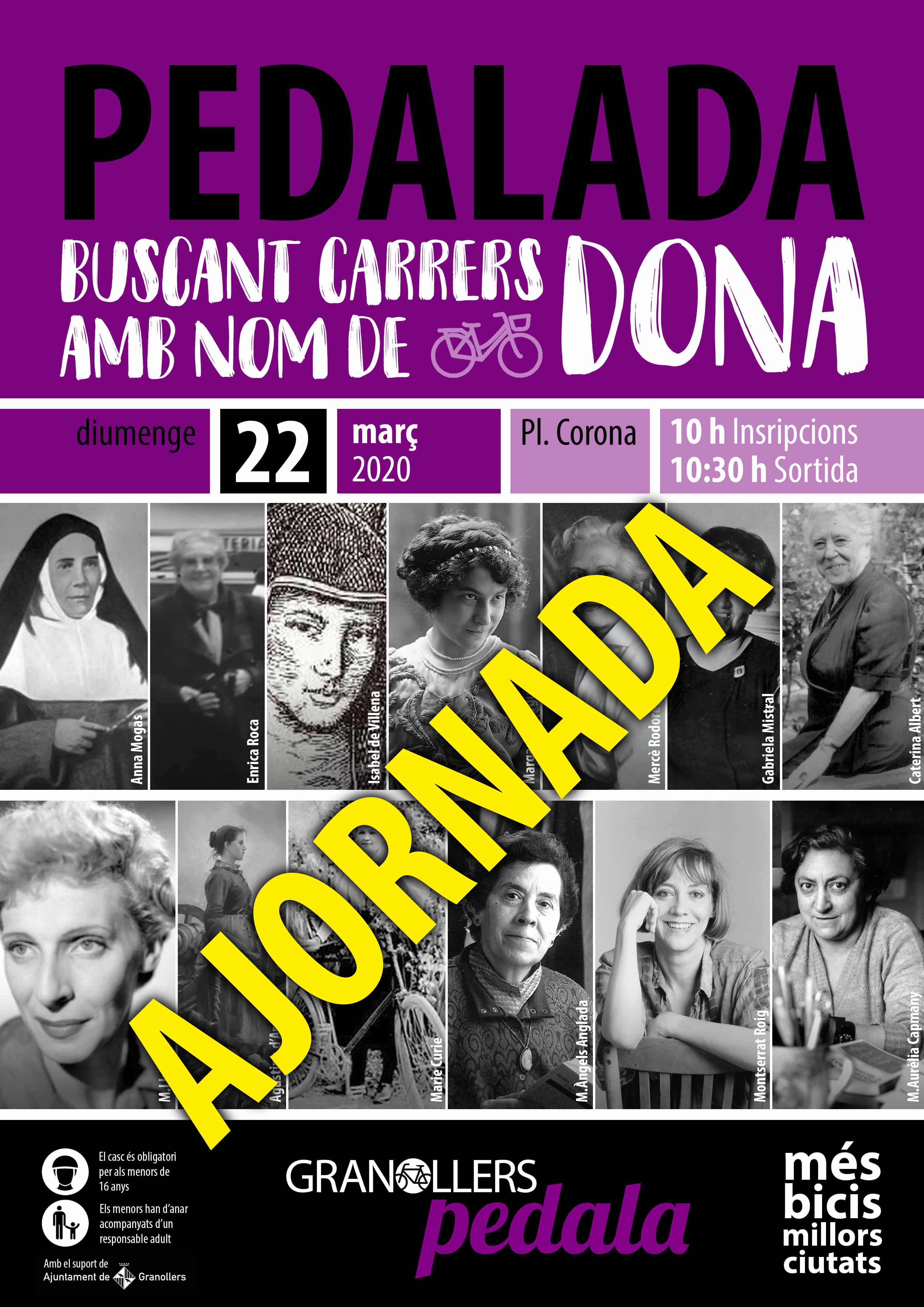 CARTELL PEDALADA NOMS DE DONA 2020 03 baixa AJORNADA